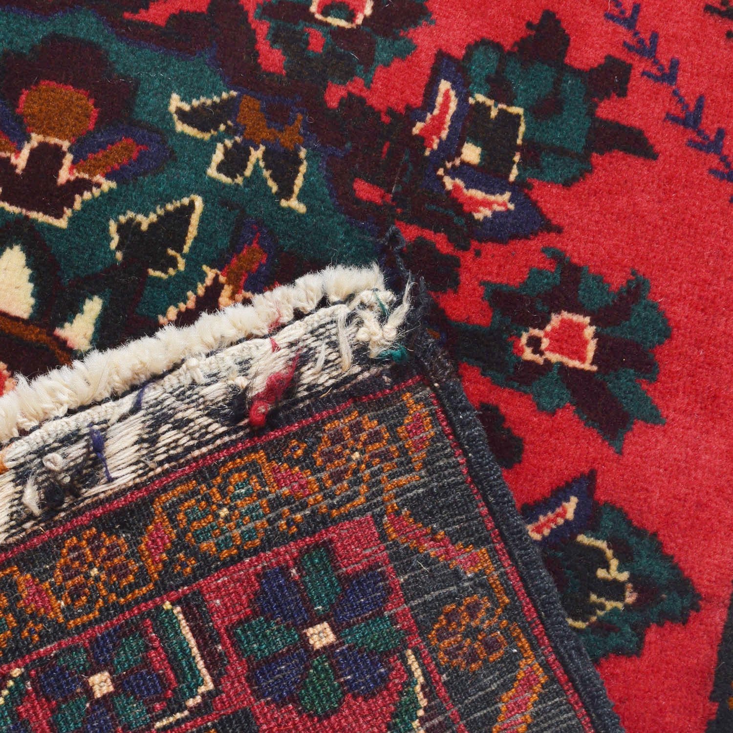 Baluchi Rug Handmade Multi Geometric 3x5 ft