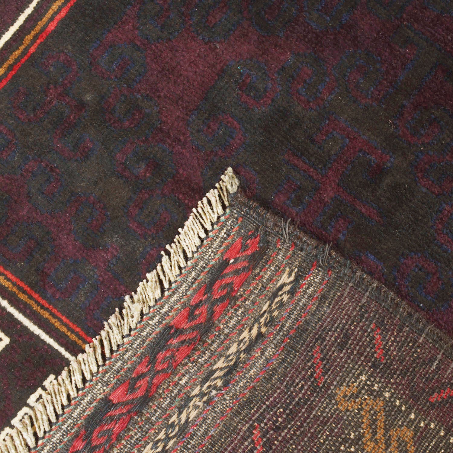 Baluchi Rug Handmade Multi Prayer Design 3x5 ft