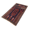 Baluchi Rug Handmade Multi Prayer Design 3x5 ft