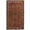 Baluchi Rug Handmade Multi Geometric 3x5 ft