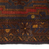Baluchi Rug Handmade Multi Geometric 3x5 ft