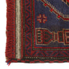 Baluchi Rug Handmade Dark Blue Geometric 3x5 ft