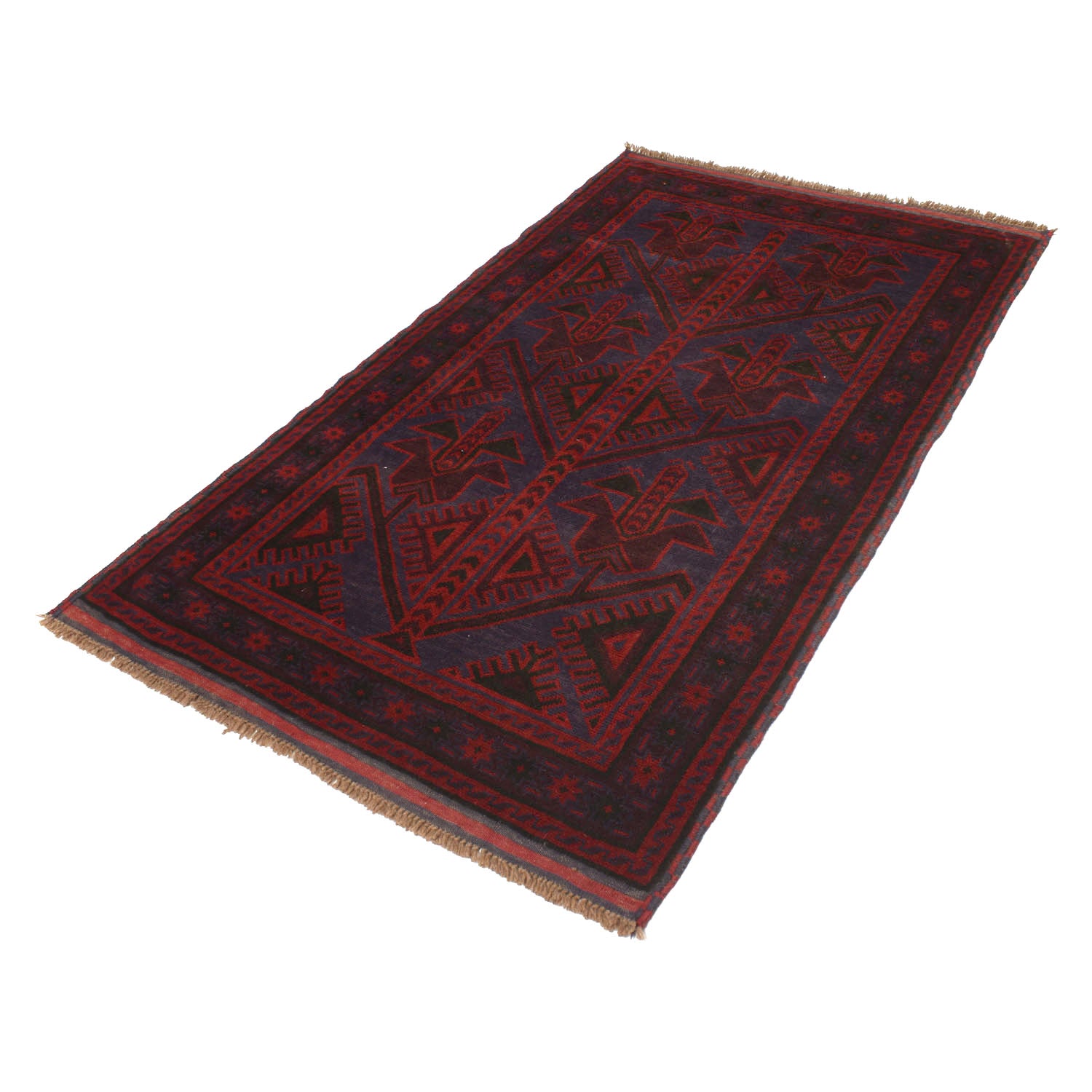 Baluchi Rug Handmade Multi Floral 4x6 ft