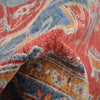 Heriz Area Rug Handmade Multi Medallion 7x10 ft