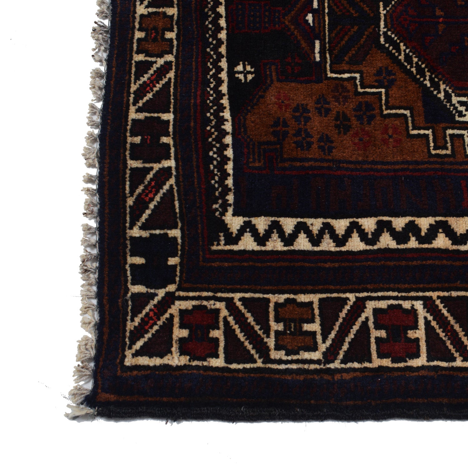 Baluchi Rug Handmade Multi Prayer Design 2x4 ft