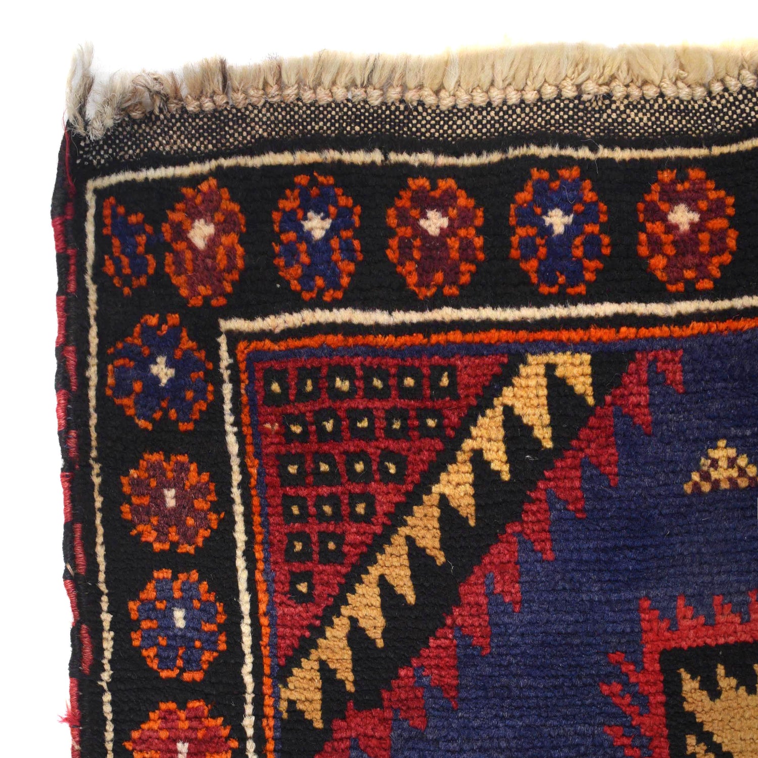 Baluchi Rug Handmade Multi Geometric 3x5 ft