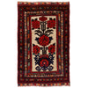 Baluchi Rug Handmade Multi Geometric 3x5 ft