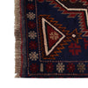 Baluchi Rug Handmade Navy Blue Floral 2x4 ft