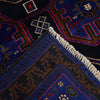 Baluchi Rug Handmade Multi Geometric 3x5 ft