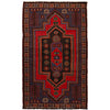 Baluchi Rug Handmade Multi Floral 2x4 ft