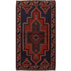 Baluchi Rug Handmade Multi Geometric 3x5 ft