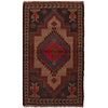 Baluchi Rug Handmade Multi Floral 2x4 ft