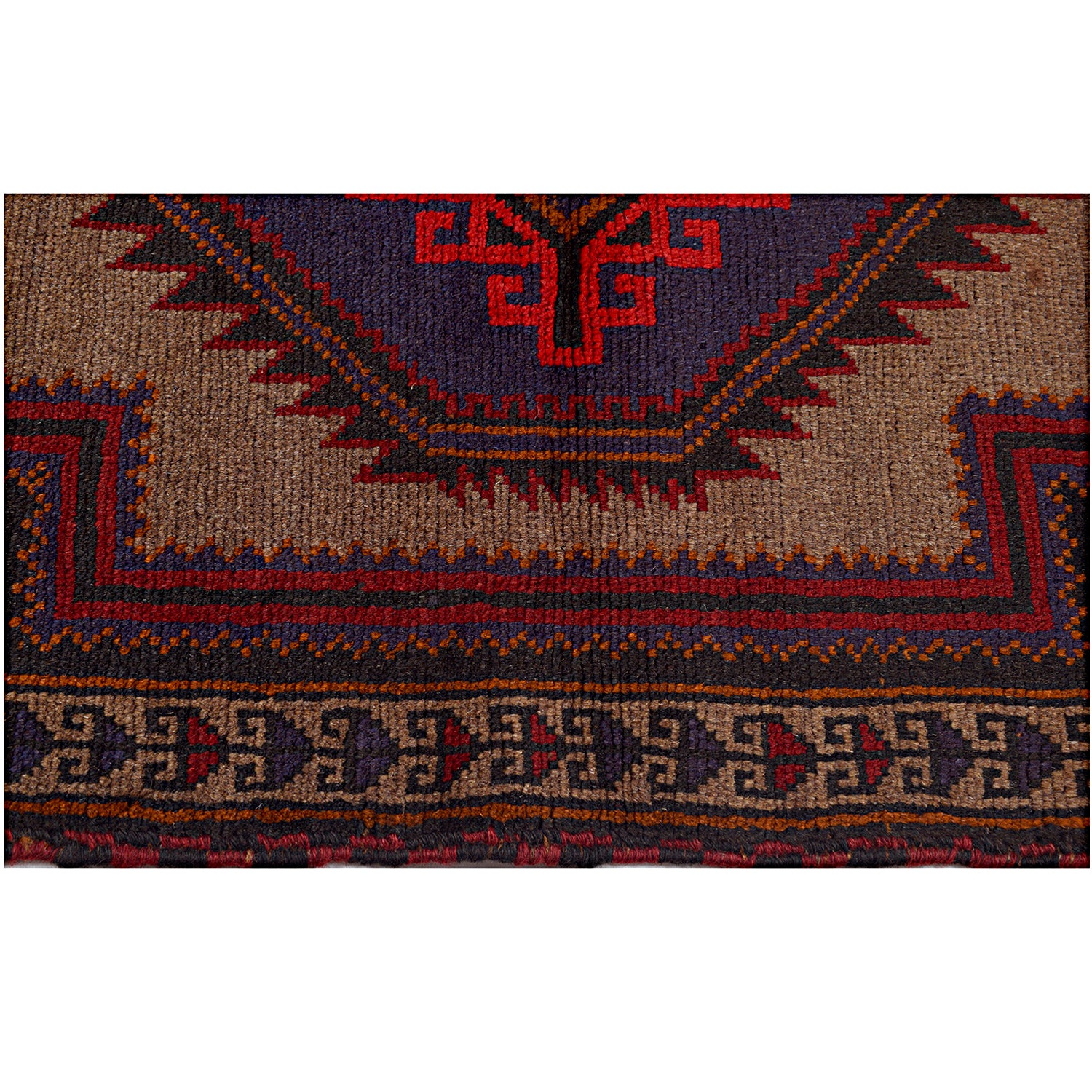 Baluchi Rug Handmade Multi Floral 2x4 ft