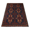Baluchi Rug Handmade Multi Geometric 2x4 ft