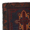 Baluchi Rug Handmade Multi Geometric 2x4 ft