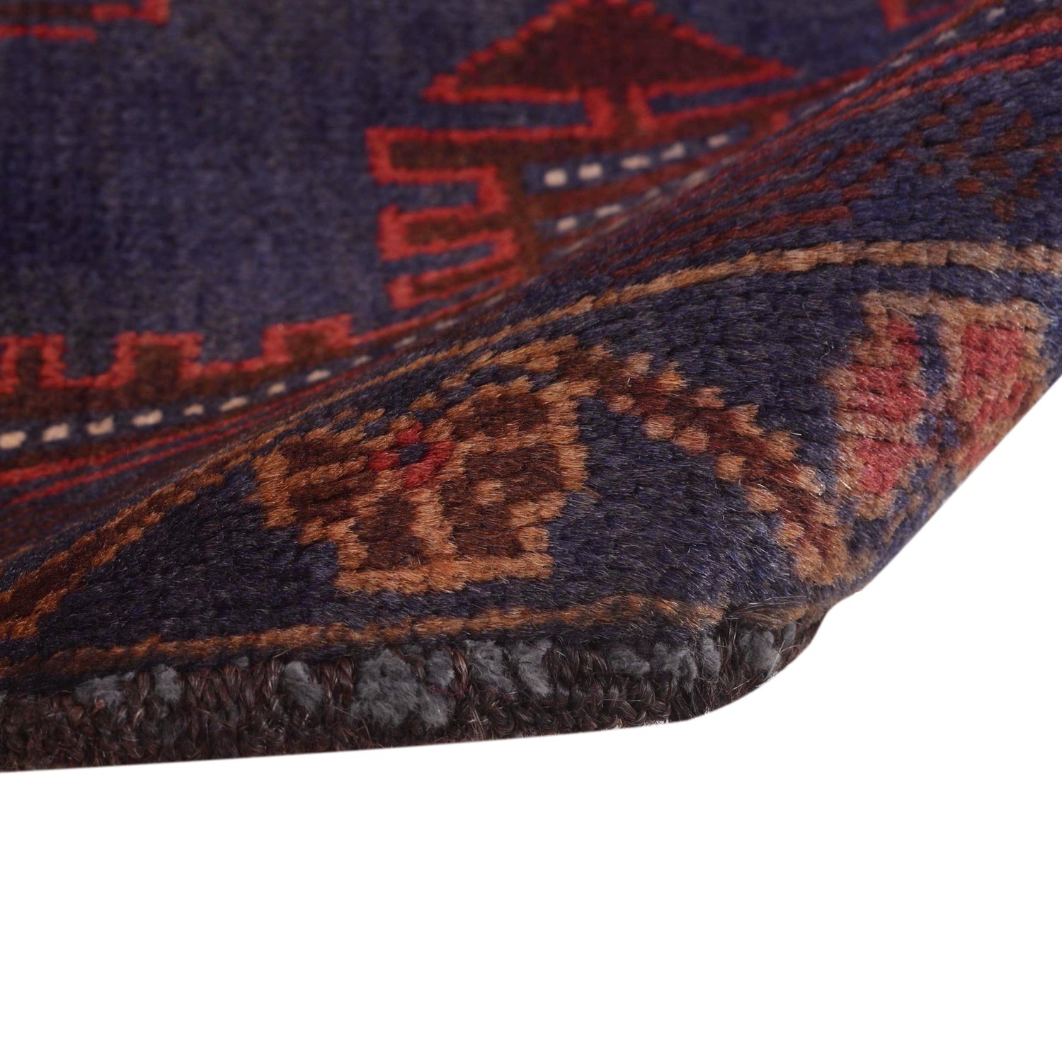 Baluchi Rug Handmade Multi Geometric 2x4 ft