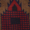 Baluchi Rug Handmade Brown Prayer Design 3x5 ft