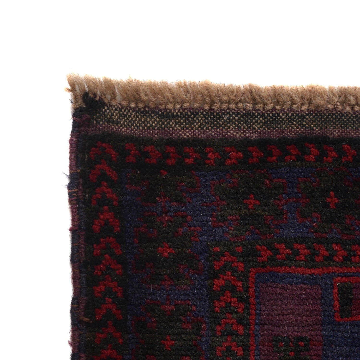 Baluchi Rug Handmade Blue Prayer Design 3x5 ft