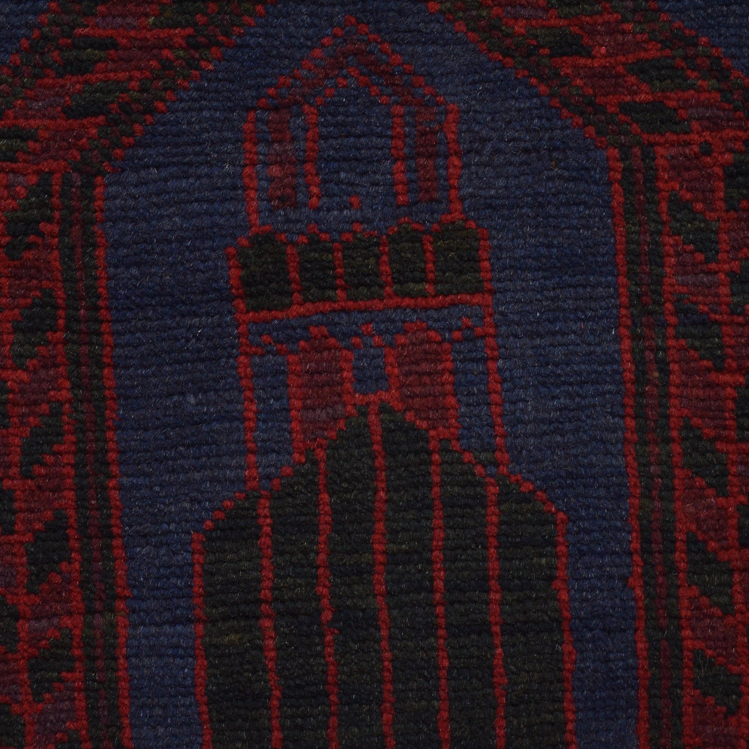 Baluchi Rug Handmade Blue Prayer Design 3x5 ft