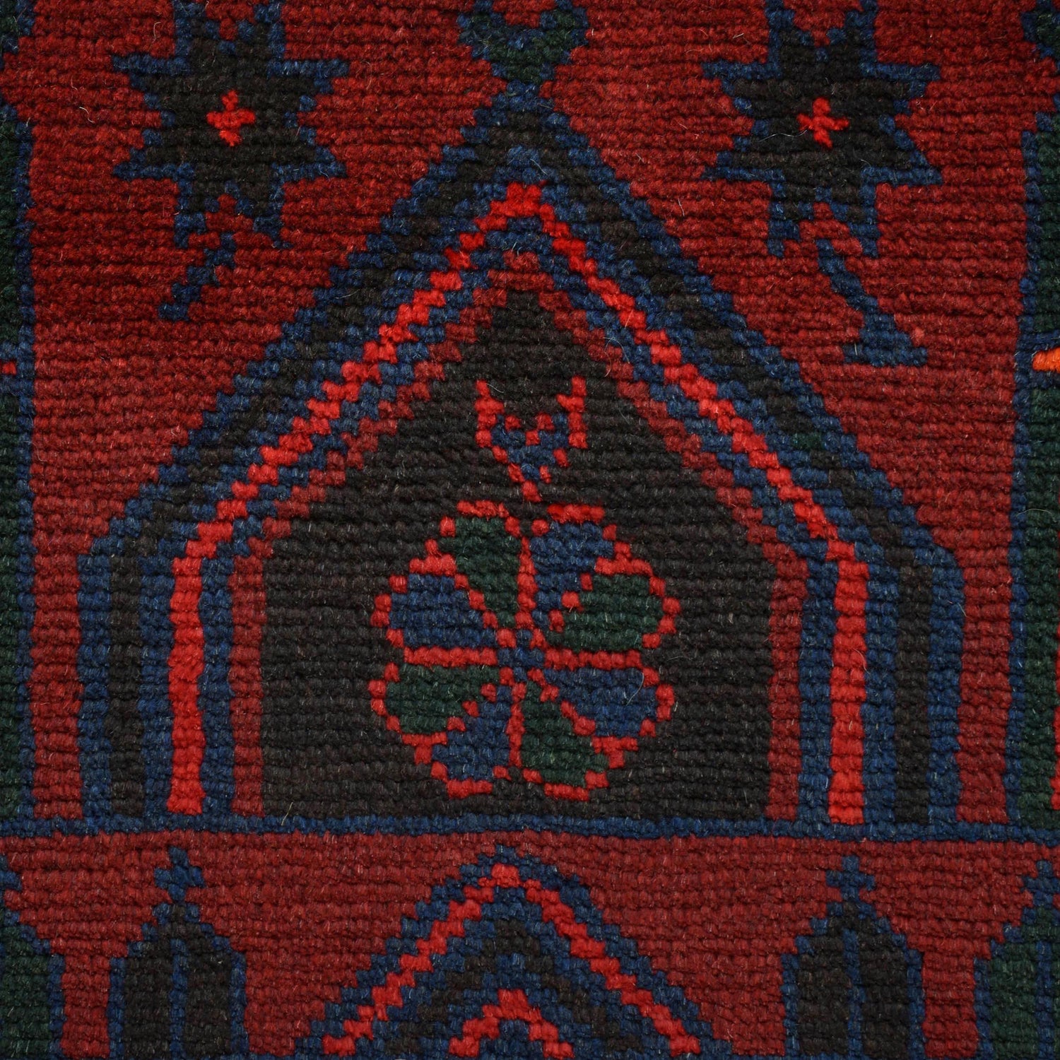 Baluchi Rug Handmade Red Prayer Design 3x5 ft