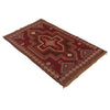 Baluchi Rug Handmade Red Geometric 3x5 ft