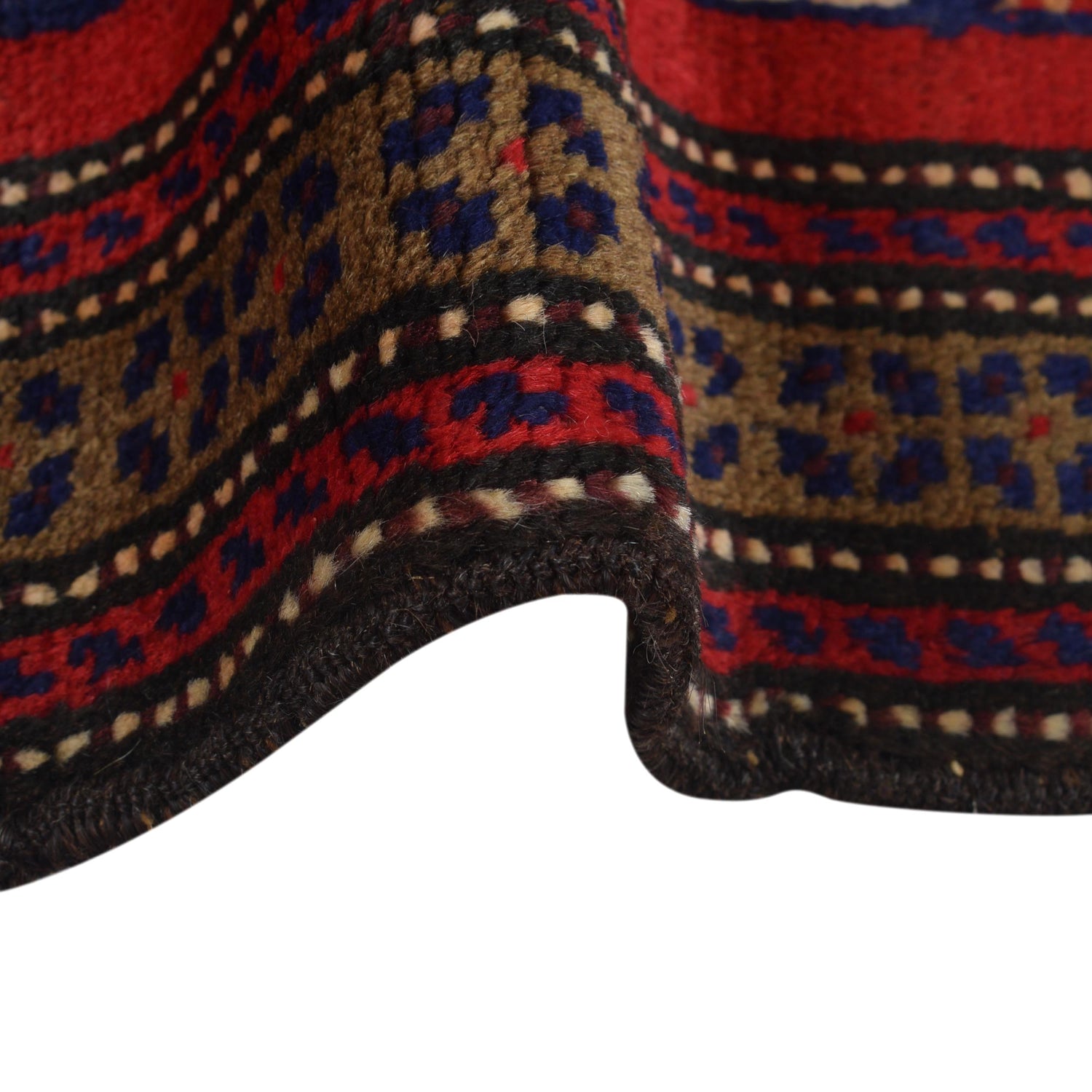 Baluchi Rug Handmade Blue Prayer Design 2x4 ft