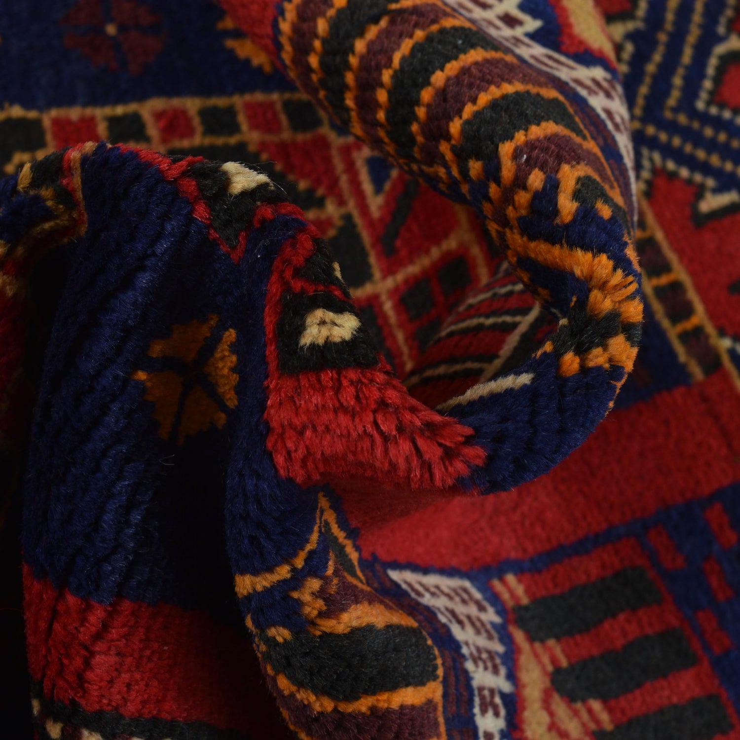 Baluchi Rug Handmade Blue Prayer Design 2x4 ft