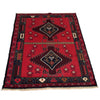 Baluchi Rug Handmade Multi Geometric 2x4 ft