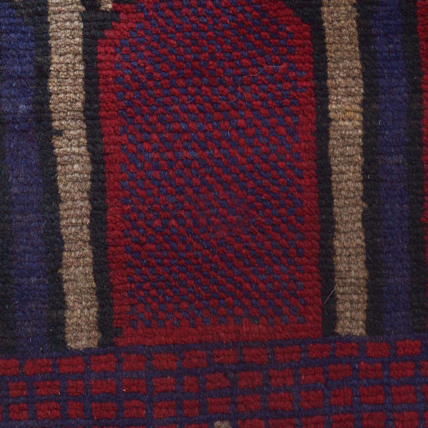 Baluchi Rug Handmade Multi Prayer Design 3x5 ft