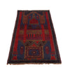 Baluchi Rug Handmade Multi Prayer Design 3x5 ft