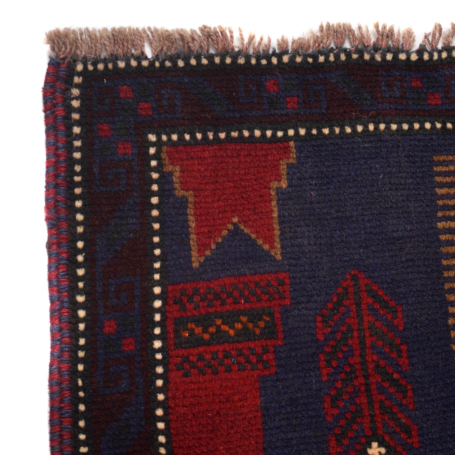 Baluchi Rug Handmade Multi Prayer Design 3x5 ft