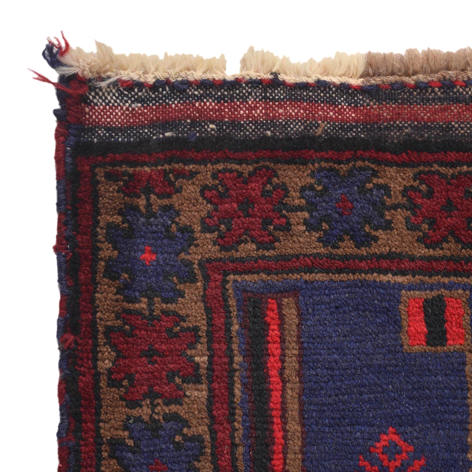 Baluchi Rug Handmade Multi Prayer Design 2x4 ft