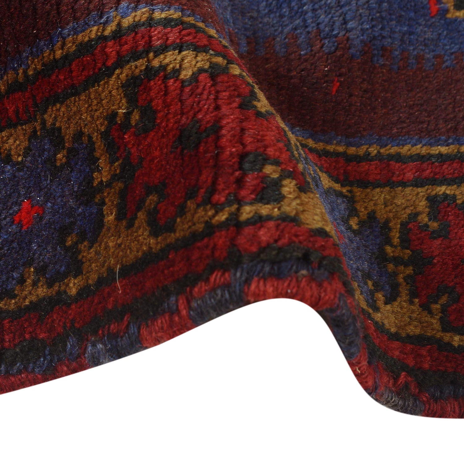 Baluchi Rug Handmade Multi Prayer Design 2x4 ft