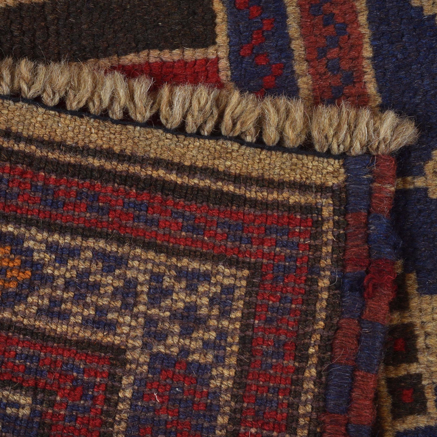 Baluchi Rug Handmade Multi Prayer Design 3x5 ft
