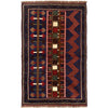 Pictorial Rug Handmade Blue Design