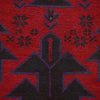 Baluchi Rug Handmade Red Floral 2x4 ft