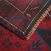 Baluchi Rug Handmade Red Floral 2x4 ft