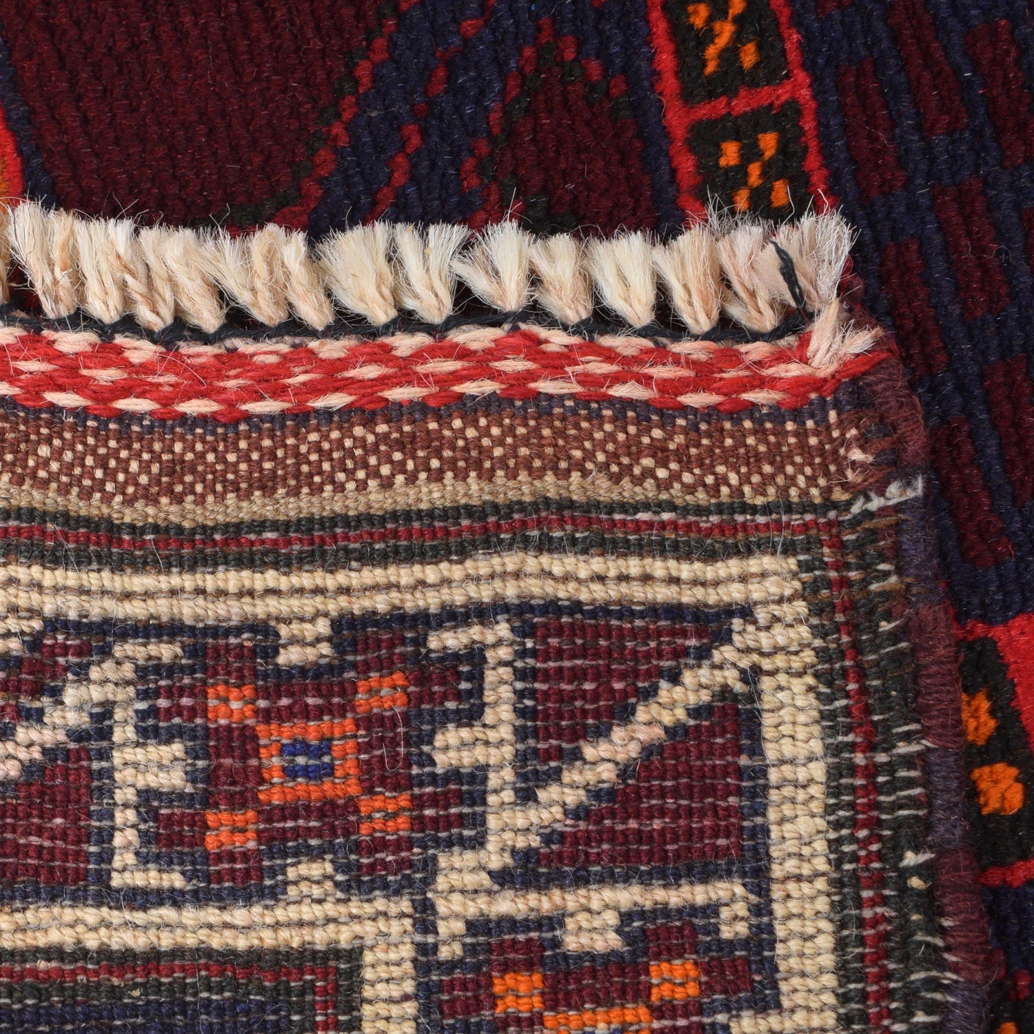 Baluchi Rug Handmade Multi Prayer Design 3x5 ft