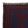 Baluchi Rug Handmade Blue Prayer Design 3x5 ft