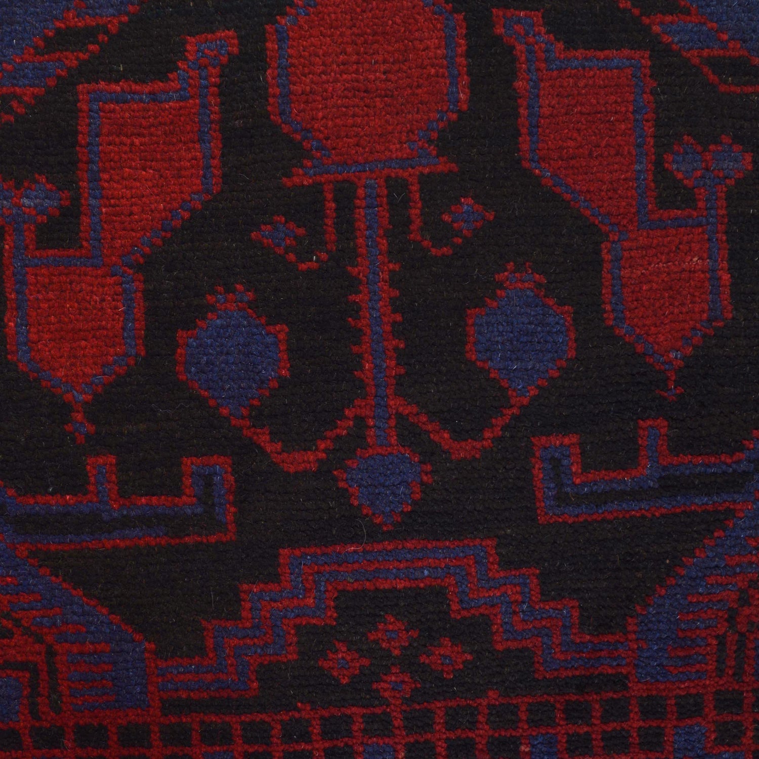Baluchi Rug Handmade Blue Prayer Design 3x5 ft