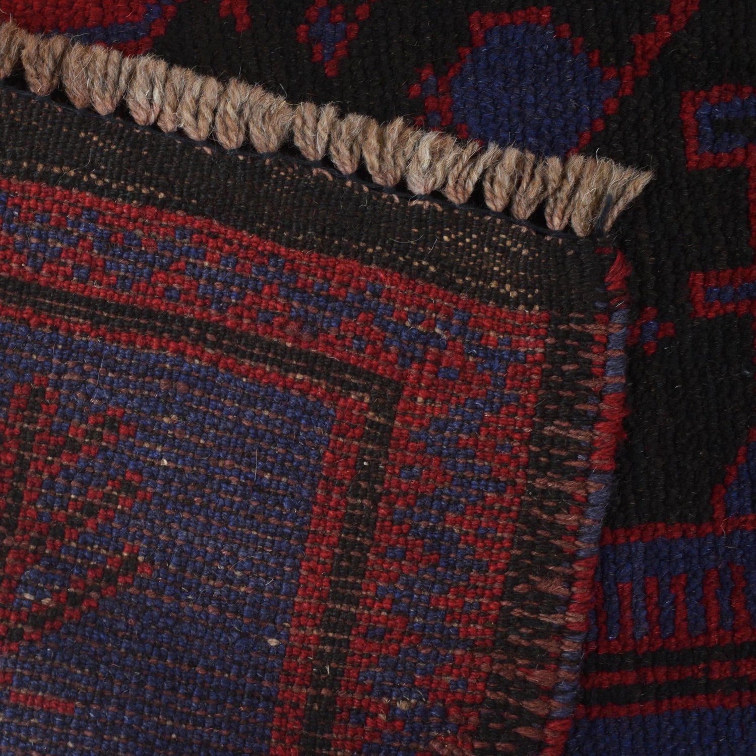 Baluchi Rug Handmade Blue Prayer Design 3x5 ft