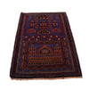 Baluchi Rug Handmade Blue Prayer Design 3x5 ft