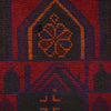 Baluchi Rug Handmade Red Prayer Design 3x5 ft