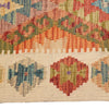 Handmade Multi Kilim Geometric 10' Runner