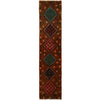 Baluchi Runner Rug Handmade Brown 10' Runner