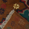 Baluchi Runner Rug Handmade Brown 10' Runner