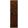 Baluchi Runner Rug Handmade Brown 10' Runner
