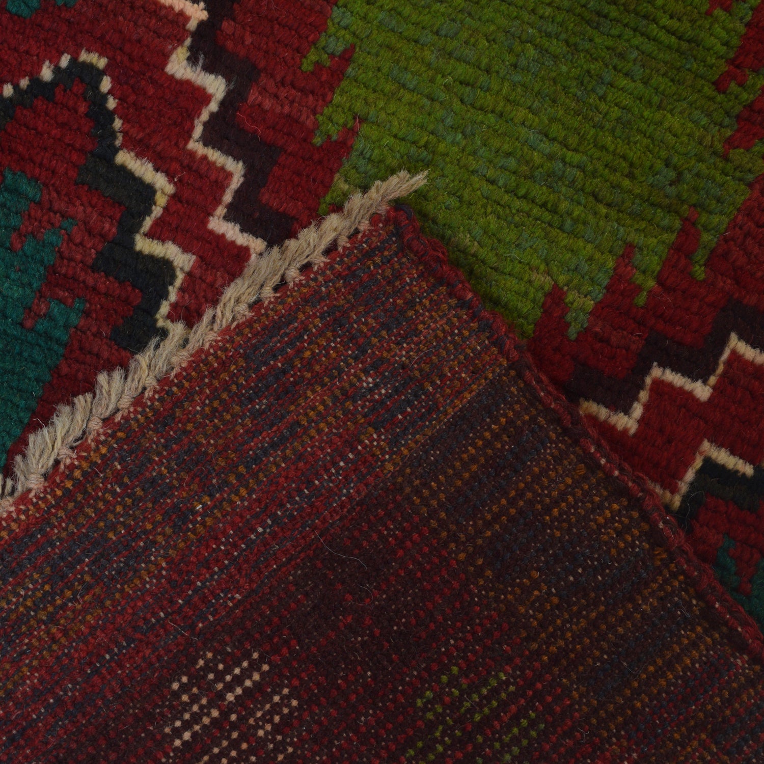 Baluchi Runner Rug Handmade Red 10' Runner