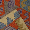 Handmade Multi Kilim Geometric 10' Runner