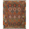 Handmade Multi Kilim Geometric 4x7 ft